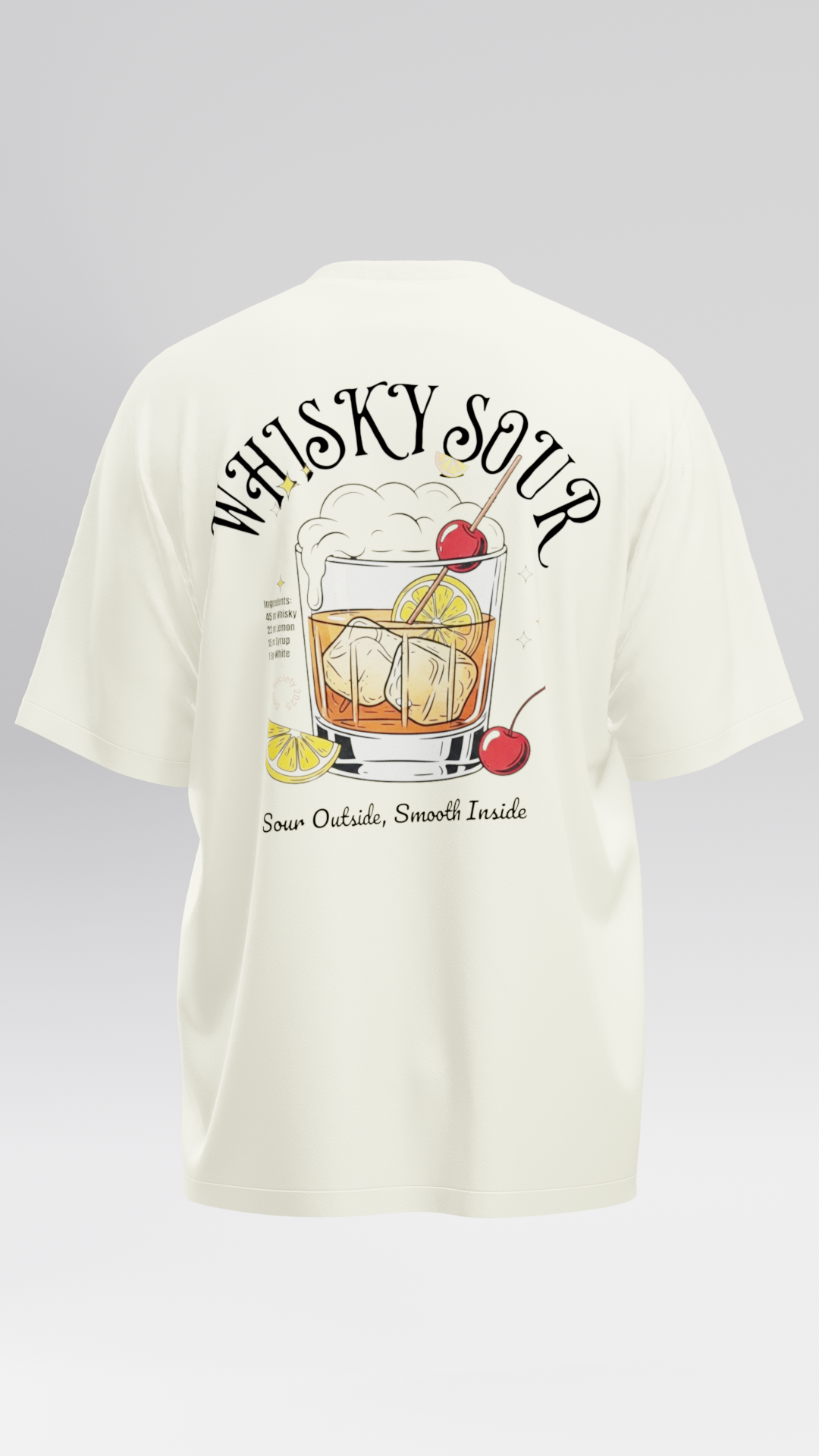 Unisex Oversized Whisky