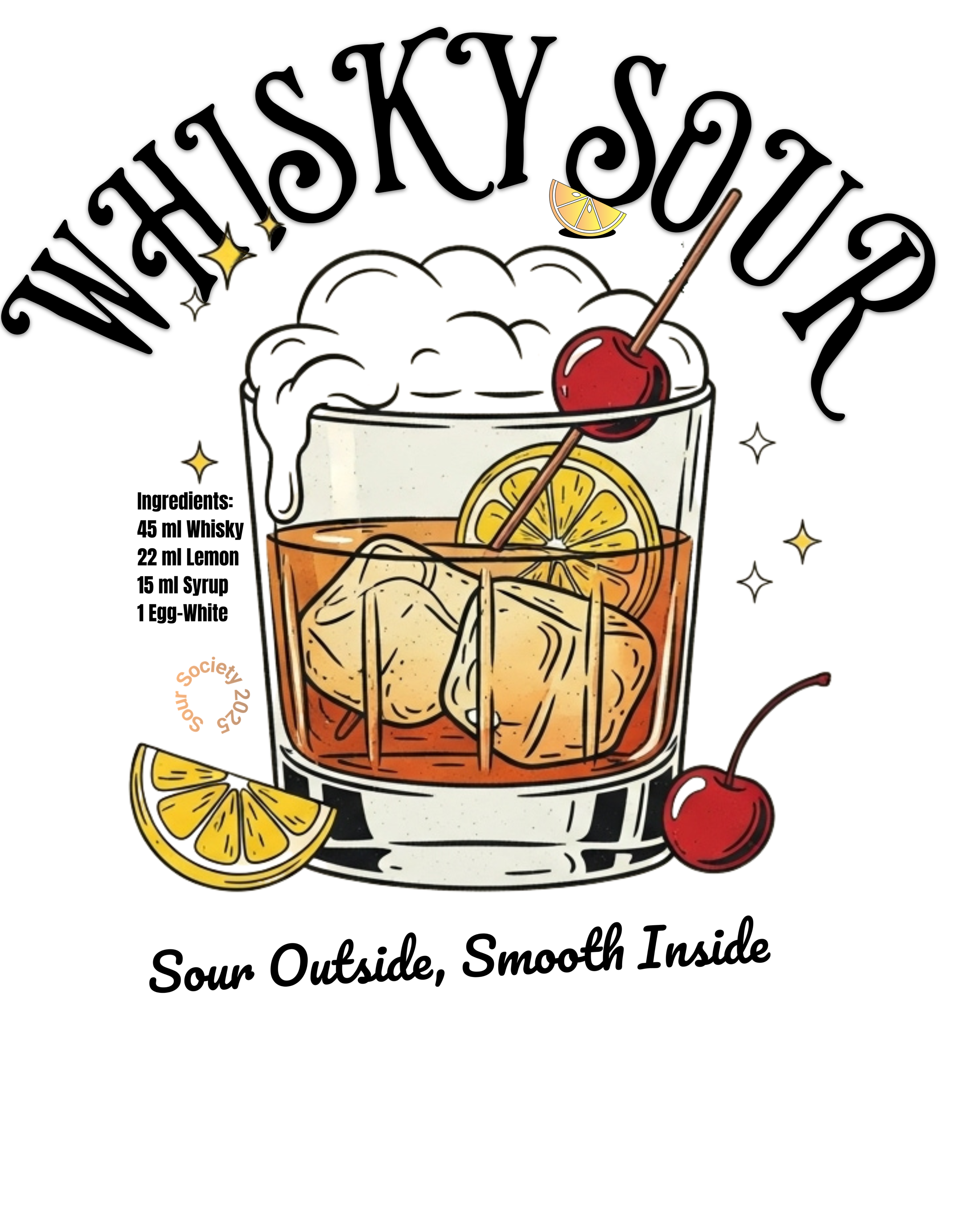 Unisex Oversized Whisky
